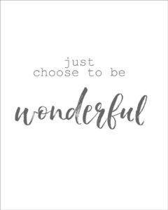 Montagmorgen mondaymorningmotivation quote just choose to be wonderful